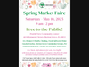 Spring Market Faire Flyer