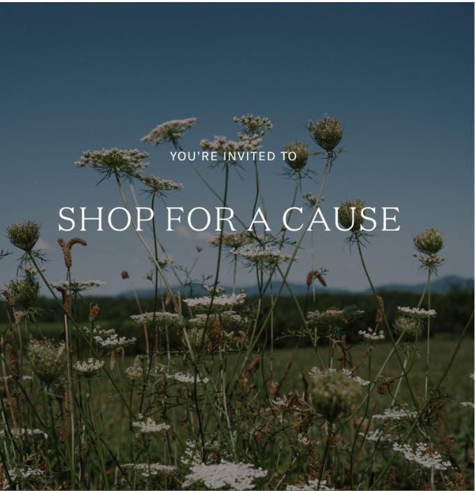 Shop for a Cause at Jenni Kayne