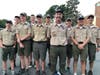 Each participating crew member carries everything they need on their backs in backpacks. Every Philmont trek involves hiking with a 35 to 50-pound backpack - but no more than 25-30% of one's body weight - at elevations of 6,500 to 12,500 feet. 