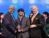 Congratulations Rikhil Ranjit! 
Best Speaker Award Champion 
Left: Mr. Will Baker;Director, NYU Global Debate 
Middle: Rikhil Ranjit
Right: Mr. William A. Brewer
