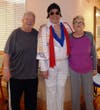 Short Term Rehab Residents George Russell and Louse Page with Elvis