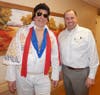 Parkway Administrator Scott Bullock with Elvis 