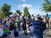 Otis Campbell, friends, students, and parents celebrate being together, decry acts of racism and systemic exclusion (September 6, 2020)