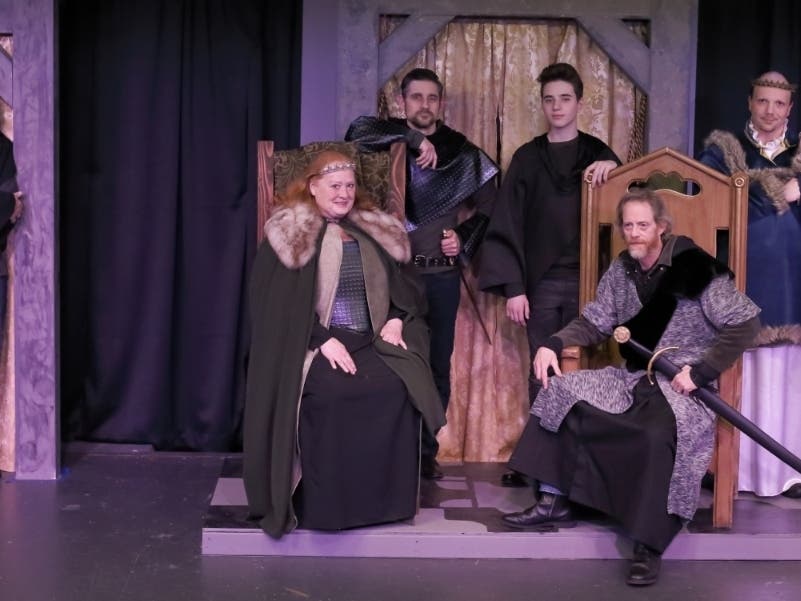 Front Row:  Luke Pascale, Dawn DeVries, Mike Fisher, Jill Jeffrey Back Row: David Naze, Aidan McGuire, Eric Lauryn