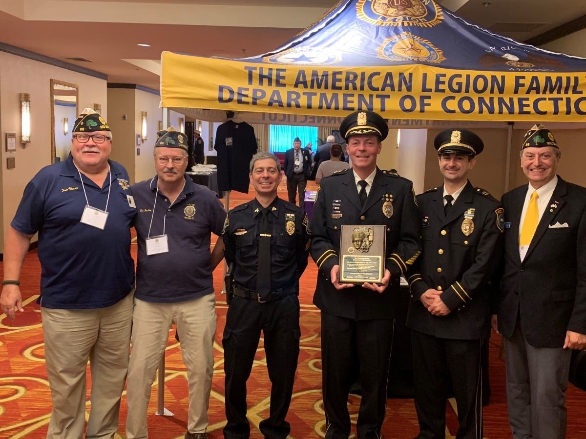American Legion Post 86 and Wilton Police Department Recognized