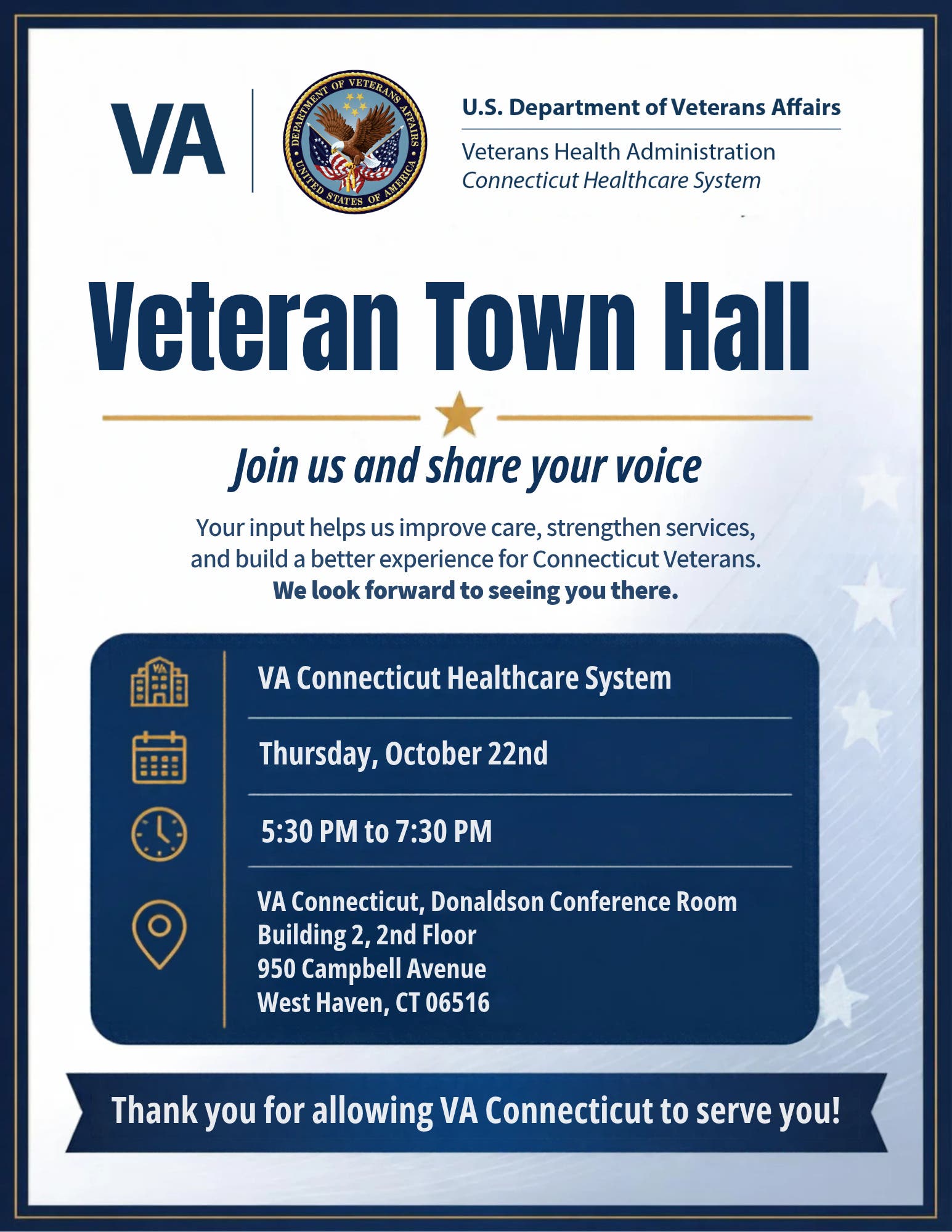 Veteran Town Hall