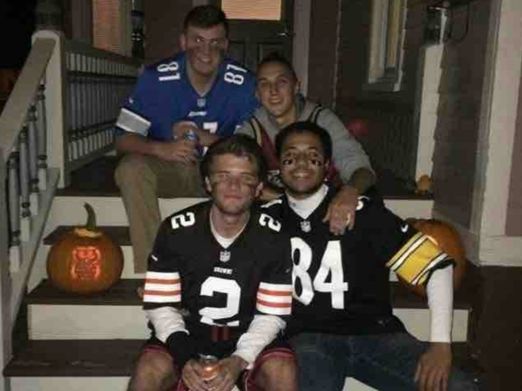 Trevor Irby (front right), who had just moved to Santa Cruz, was killed in Sunday's shooting at the Gilroy Garlic Festival.