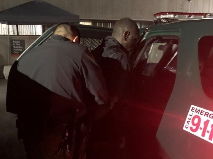 Derrick Brown's arrest early Wednesday morning in Aptos.