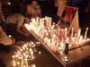 The candlelight vigil held for Parmjit Singh, Aug. 28, 2019.