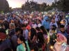 The candlelight vigil held for Parmjit Singh, Aug. 28, 2019.