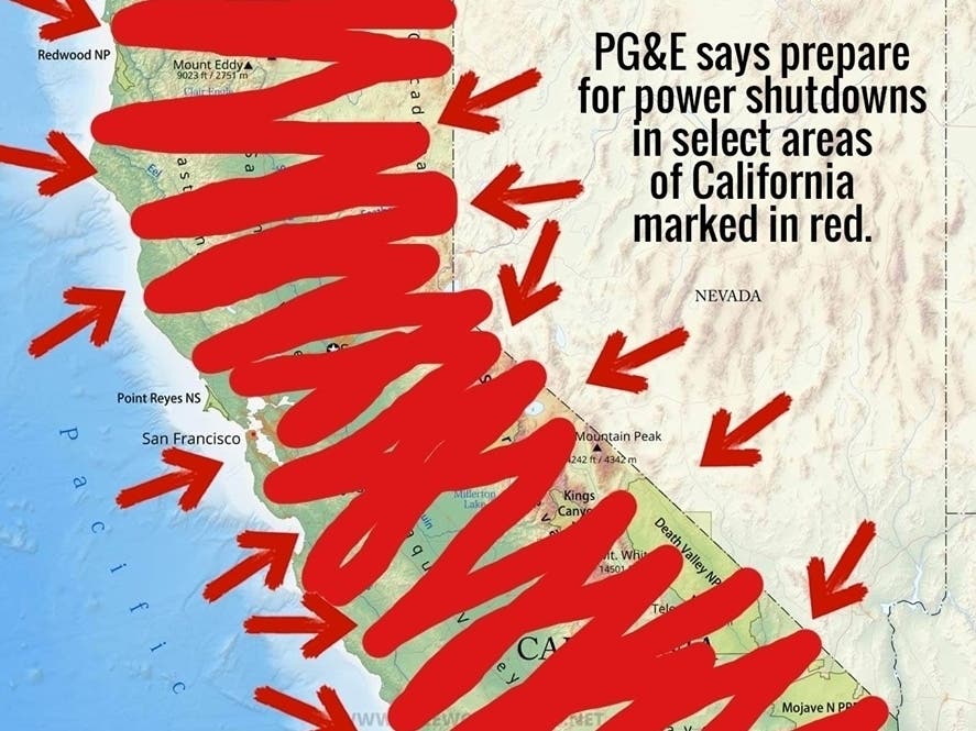 What the week has felt like in Central and Northern California.