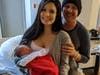 Newborn Kyzer with proud parents Chanelle and Brad Shelton of Scotts Valley. 