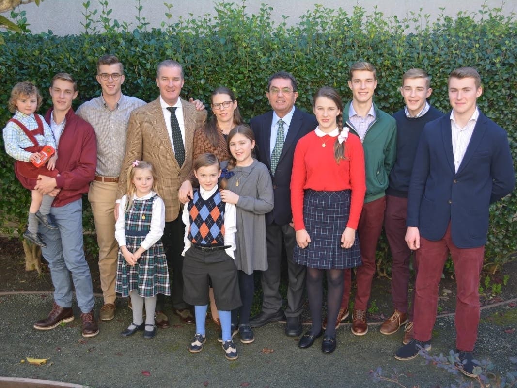 Dr. Emil Eyvazzadeh with the Karleskind clan.