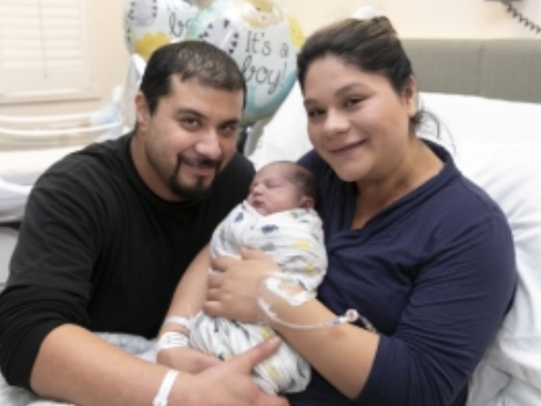 From left: Edger Valdez, Isaac Valdez and Melissa Rangel.