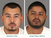 Suspects (from left): Antelmo Villa, and Israel Meza Valerio. (A booking photo of Huber Colima Saucedo was not immediately available.)