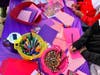 AHES students craft Valentine's Day cards.
