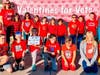 AHES students and Jessica Molstad, PTA president, Antelope Hills Elementary School.
