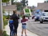 The "wave parade" organized by Alta Murrieta Elementary teachers and staff. 