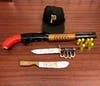 Items seized during the May 7 raids.
