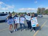 Monday's peaceful protest at Beaumont Unified School District headquarters.