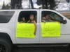 Monday's peaceful protest at Beaumont Unified School District headquarters.