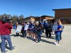 Monday's peaceful protest at Beaumont Unified School District headquarters.