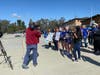 Monday's peaceful protest at Beaumont Unified School District headquarters.