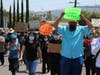The June 3, 2020 protest against police brutality. Lake Elsinore, Calif.