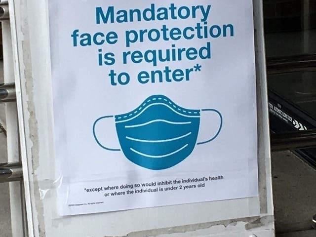 Some businesses and offices are mandating face masks to protect employees and patrons.