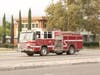 A Cathedral City fire truck on hand in Alameda County.