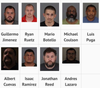 Suspects arrested during Wednesday's sting.