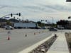 A courtesy photo of the crash scene from a Patch reader.