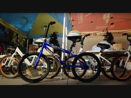 New bikes and helmets donated to Southland children as part of the Bikes for Kids program.