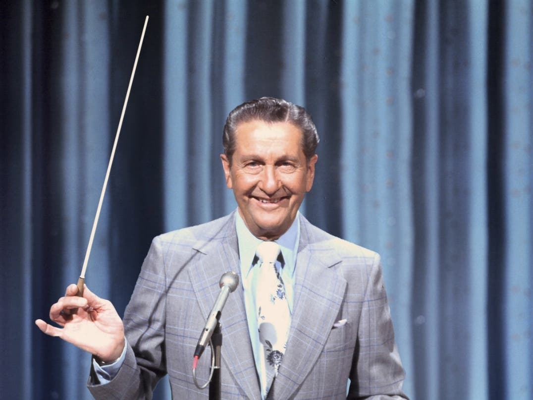 Famous television bandleader Lawrence Welk, host of The Lawrence Welk Show from 1951 to 1982, and namesake of Welk Resorts.
