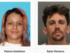 The suspects, shown) were due in court Wednesday.