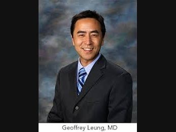Dr. Geoffrey Leung, who was appointed Tuesday.