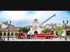 The custom-built, 57-foot-long truck features at least nine different-sized ladders ranging in lengths up to 101 feet, with a camera at the tip of the ladder that gives firefighters on the ground a birds-eye view in critical situations.