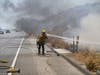The fire Monday afternoon near the Murrieta/Menifee border.
