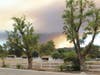 Smoke from the Chaparral Fire Saturday afternoon in La Cresta.