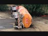 The overturned tanker in Banning.