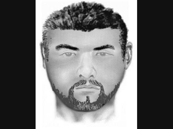 A composite sketch of the suspect.
