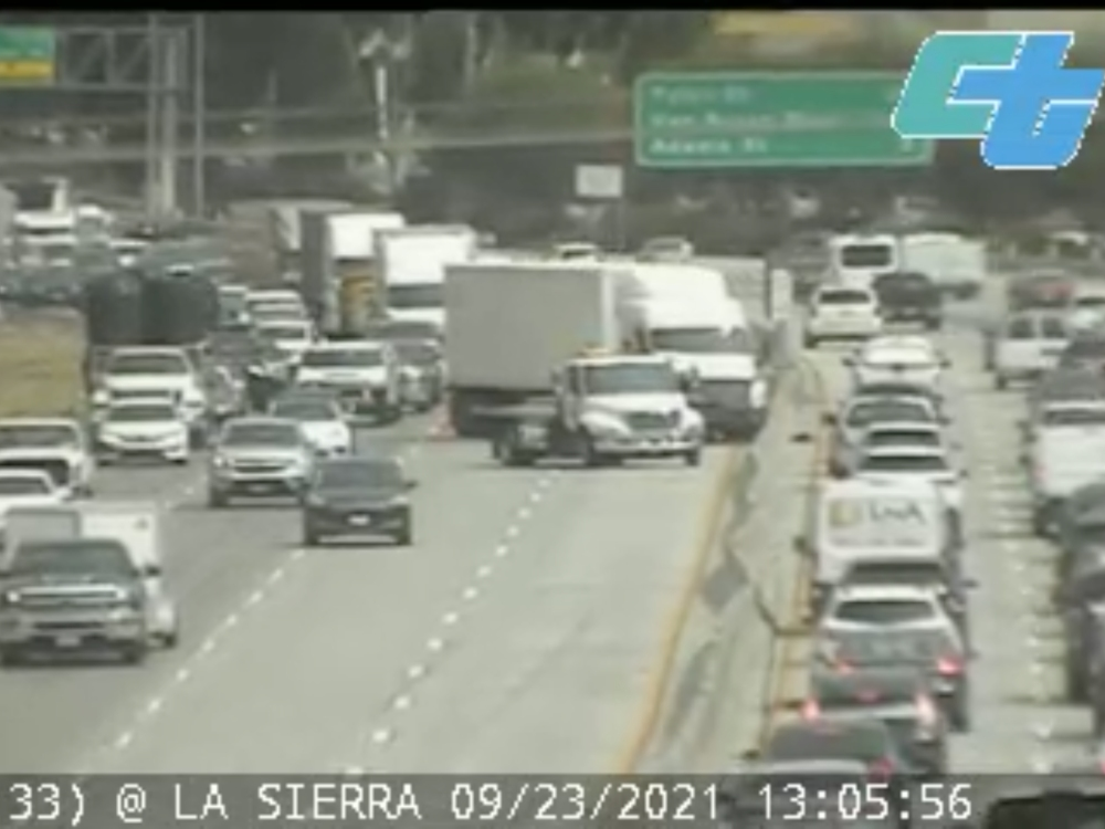 The crash scene about 30 minutes after the incident was reported.