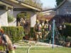 Firefighters at the scene.