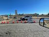 The incident scene Tuesday at Interstate 10.