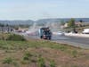 The trash truck fire in Murrieta.