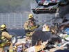 The trash truck fire in Murrieta.