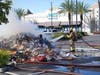 Thursday's garbage truck fire in Murrieta.