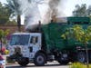 Thursday's garbage truck fire in Murrieta.