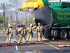 Thursday's garbage truck fire in Murrieta.