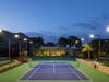 The property's Har-Tru and hard tennis courts were built to reflect the Indian Wells Tennis Garden courts, according to a news release.
